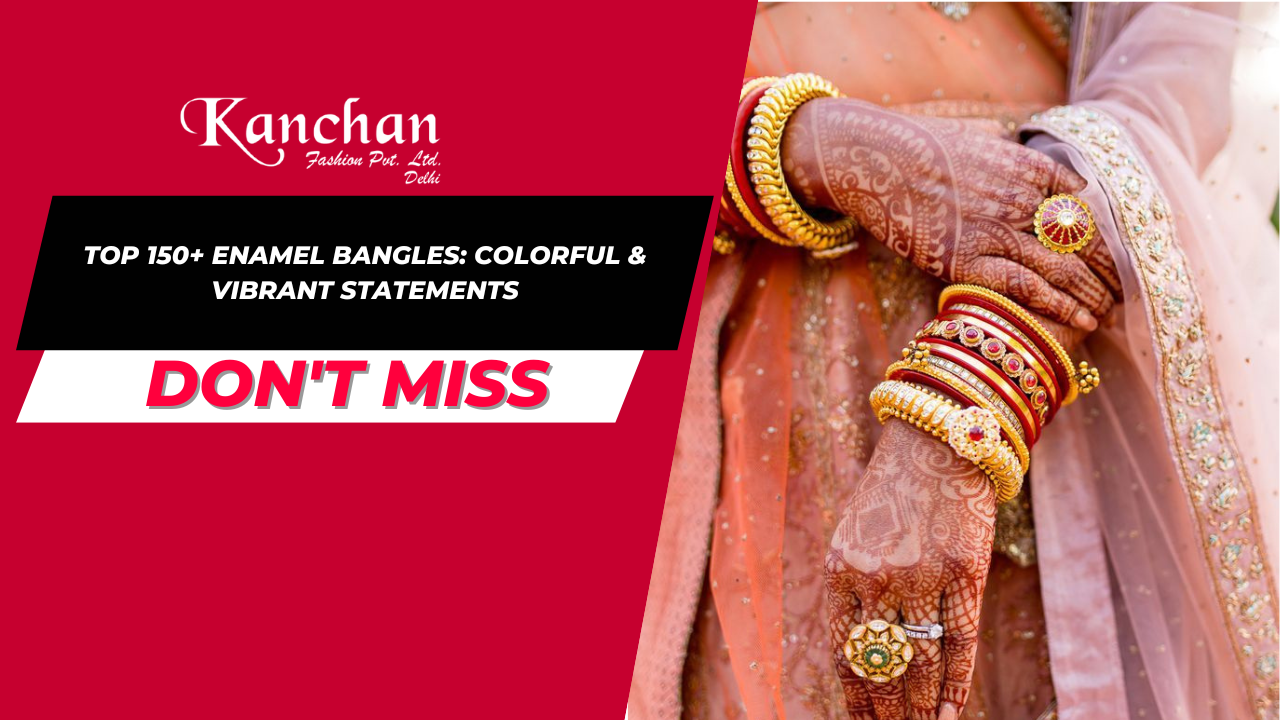 Top 150+ Enamel Bangles: Colorful & Vibrant Statements